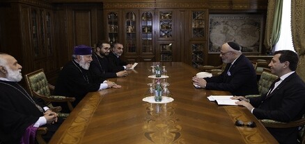 Ամենայն Հայոց Կաթողիկոսն ընդունել է Իսրայելի նորանշանակ դեսպանին