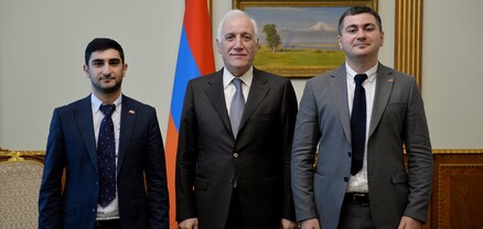 Նախագահ Վահագն Խաչատուրյանը հյուրընկալել է Մինսկի Ժամացույցների գործարանի ղեկավարության ներկայացուցիչներին
