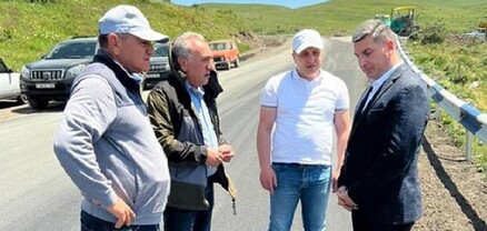 Գնել Սանոսյանը հետևել է Մ-2-ի` Սիսիանի տարածաշրջանով անցնող ճանապարհահատվածի հիմնանորոգման աշխատանքներին