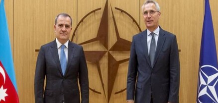 Ադրբեջանի ԱԳ նախարարը հանդիպել է ՆԱՏՕ-ի գլխավոր քարտուղարի հետ
