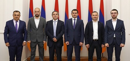 Հակոբ Արշակյանն ընդունել է Համահայկական երիտասարդական ֆուտբոլի ասոցիացիայի ղեկավարին