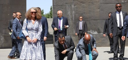 ՄԱԿ-ի Գլխավոր ասամբլեայի նախագահը հարգանքի տուրք է մատուցել Հայոց ցեղասպանության հուշահամալիրում