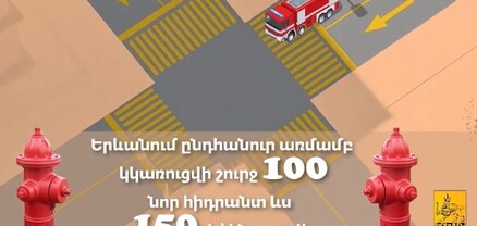 Երևանում կկառուցվի շուրջ 100 նոր հիդրանտ, ևս 150-ն էլ կնորոգվի