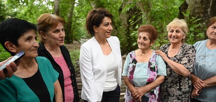 Վարչապետի տիկին Աննա Հակոբյանն այցելել է Ներքին Հանդ