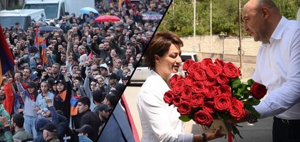 Նահանջ երգով և կարմիր վարդերով