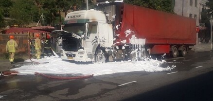 Վայքում բեռնատար մեքենա է այրվել․ ԱԻՆ