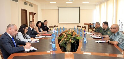 ՀՀ ԶՈՒ գլխավոր շտաբի պետն ընդունել է ԿԽՄԿ պատվիրակության ղեկավարին