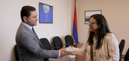 ԱԻՆ նախարարի տեղակալ Դավիթ Համբարյանը հանդիպել է Կարմիր խաչի միջազգային կոմիտեի պատվիրակության ղեկավարի տեղակալի հետ
