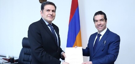 Բրազիլիայի դեսպանն իր հավատարմագրերի պատճենն է հանձնել ԱԳ նախարարի տեղակալին