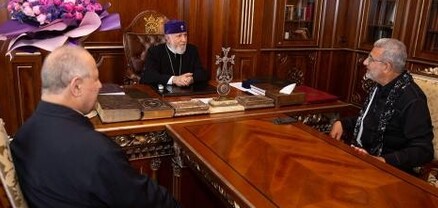 «Կաթոլիկ և հայ եկեղեցիները ջերմ հարաբերություն ունեն»․ Մայր Աթոռում Գարեգին Բ-ն հյուրերի է ընդունել