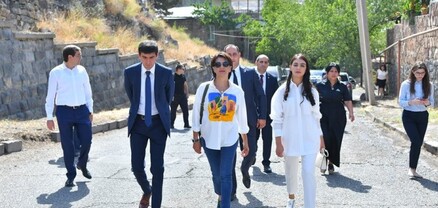 Աննա Հակոբյանը երկօրյա այցով Արագածոտնի մարզում է