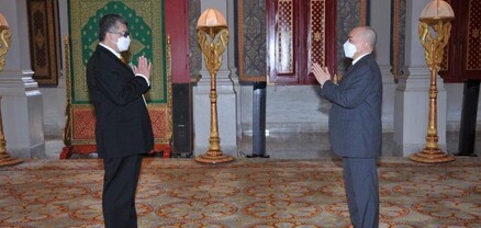 Կամբոջայի Թագավորությունում‭ ‬ՀՀ ‬դեսպան‭ ‬Վահրամ‭ ‬Կաժոյանն իր հավատարմագրերն է հանձնել թագավոր‭ին ‬