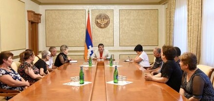 Արցախի նախագահն ընդունել է անհետ կորած զինծառայողների մի խումբ հարազատների
