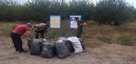 «Սևան» ազգային պարկի Ծովագյուղ համայնքի հանրային լողափի տարածքը մաքրվել է աղբից