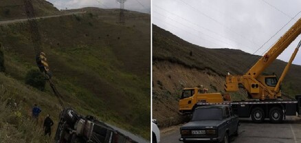 Կցորդով մեքենայի կողաշրջման հետևանքով խաթարվել է Երևան-Իրան ավտոճանապարհի 341-342 կմ-ի երթևեկությունը