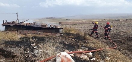 Հայկասար գյուղում այրվել է 20 հակ անասնակեր