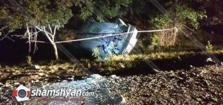 Վայոց Ձորում 37-ամյա վարորդը Mercedes-ով հայտնվել է ջրահեռացման առվի մեջ․ կա վիրավոր