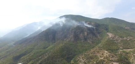 Իջևան քաղաքի գինու գործարանի մոտակայքում բռնկված հրդեհի մարման աշխատանքները դադարեցվել են մթության պատճառով