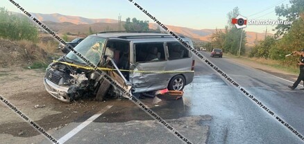 Լոռիում բախվել են Mercedes Vito-ն ու Kia Sorento-ն. կա 6 վիրավոր. shamshyan.com