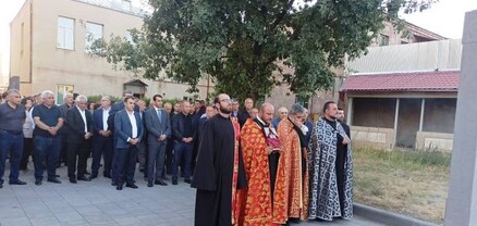 Գավառի Սուրբ Աստվածածին եկեղեցու բակում մատուցվեց հոգեհանգստյան կարգ՝ ի հիշատակ 44-օրյա պատերազմում զոհված հայորդիների