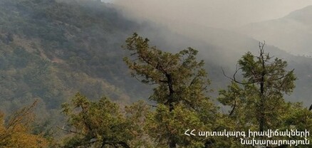 Իջևան քաղաքի գինու գործարանի մոտակայքում հրդեհաշիջման աշխատանքները վերսկսվել են