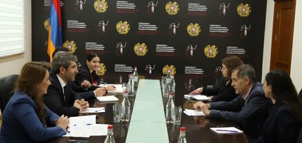 Գրիգոր Մինասյանն ընդունել է Հայաստանում եվրոպական միության պատվիրակության համագործակցության բաժնի ղեկավար Ֆրանկ Հեսսին