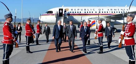 Նախագահ Վահագն Խաչատուրյանը պետական այցով մեկնել է Բուլղարիայի Հանրապետություն