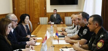 ՀՀ ոստիկանության պետն ու Ճապոնիայի դեսպանը քննարկել են համագործակցության ուղղությունները