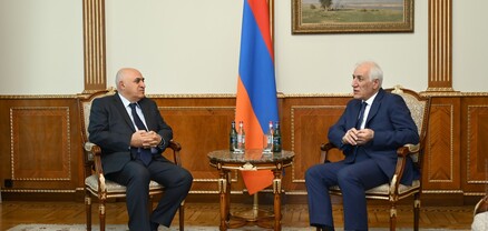Նախագահը հանդիպել է Հայաստանի արդյունաբերողների և գործարարների միության նախագահ Արսեն Ղազարյանի հետ