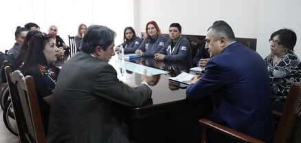 Կարեն Գիլոյանն ընդունել է Պարալիմպիկ կոմիտեի հավաքական թիմին