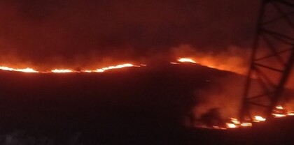 Հրազդանի երկաթգծի մոտ հրդեհ է բռնկվել