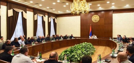 Արցախի նախագահն ընդունել է «Արցախի պահեստազորի սպաների միություն» հասարակական կազմակերպության անդամներին