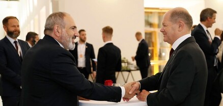 Փաշինյանը կարճատև հանդիպում է ունեցել Գերմանիայի կանցլերի հետ