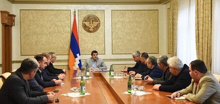 Արցախի նախագահը հանդիպել է Ազգային ժողովի քաղաքական ուժերի ներկայացուցիչների հետ