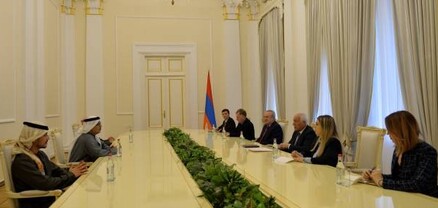 ՀՀ նախագահն ընդունել է Շարժայի ժառանգության ինստիտուտի նախագահի գլխավորած պատվիրակությանը