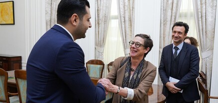 Համբարձում Մաթևոսյանն ընդունել է Ֆրանսիայի դեսպան Անն Լույոյին և Զարգացման ֆրանսիական գործակալության անդամներին