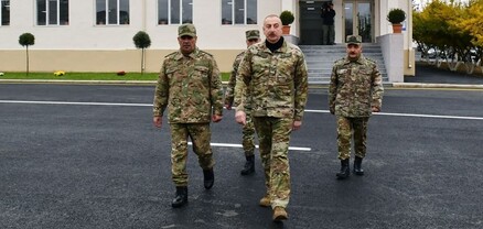 Ալիևը ծանոթացել է Վարանդայում կառուցված զորամասի պայմաններին