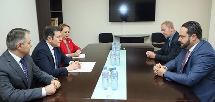 ԱԳ նախարարի տեղակալը հանդիպել է Եվրոպական խորհրդարանի պատվիրակության հետ