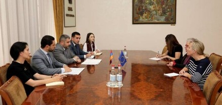 ՀՀ ԱԻՆ նախարարը ընդունել է ԵՄ պատվիրակության ղեկավար, ԵՄ դեսպան տիկին Անդրեա Վիկտորինին