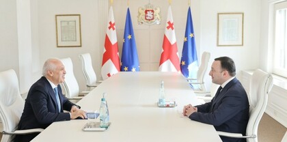 Վրաստանում ՀՀ դեսպան Աշոտ Սմբատյանին ընդունել է Վրաստանի վարչապետ Իրակլի Ղարիբաշվիլին