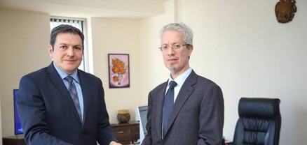 ԱԳ նախարարի տեղակալը նոյեմբերի 14-ին ընդունել է Կիպրոսի Հանրապետության նորանշանակ դեսպան Կիպրոս Յորգալիսին