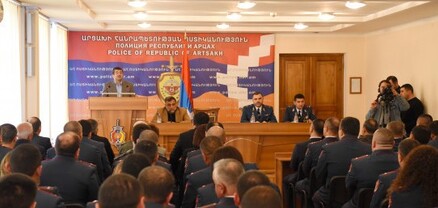 Արցախի նախագահը մասնակցել է ոստիկանության ծառայողի մասնագիտական օրվան նվիրված ժողովին