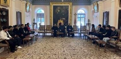 Երուսաղեմի հայոց պատրիարքն ընդունել է 44-օրյա պատերազմում վիրավորված զինվորների երրորդ խմբին