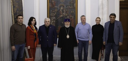 Ամենայն Հայոց Կաթողիկոսն ընդունել է ՌԴ Դաշնային ժողովի Պետական Դումայի պատվիրակությանը