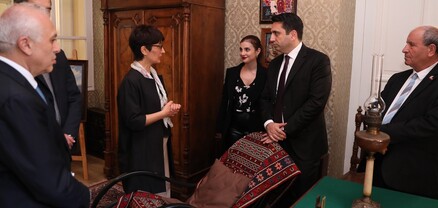 Ալեն Սիմոնյանը Վրաստան պաշտոնական այցի շրջանակում եղել է Հովհաննես Թումանյանի տուն-թանգարանում