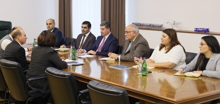 Գնել Սանոսյանն ընդունել է «Վեոլիա ջուր» ՓԲԸ տնօրենների խորհրդի նախագահի գլխավորած պատվիրակությանը