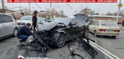 Երևանում բախվել են Mercedes CLS63-ն ու Opel-ը․ shamshyan.com