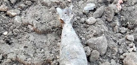 Բագրևանդ թաղամասի տներից մեկի մոտ կոռոզիայի ենթարկված ական է հայտնաբերվել