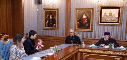 Գարեգին Բ-ն իր օրհնությունն է շնորհել 44-օրյա պատերազմի մասնակից սերժանտին