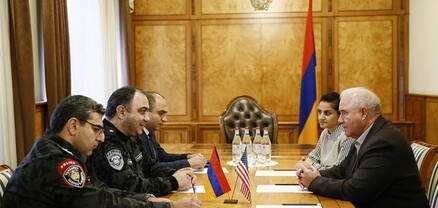 ՀՀ ոստիկանության պետն ընդունել է ԱՄՆ ԹՊԻՀ իրավապահ ոլորտի ավագ խորհրդատուին